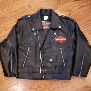 Hardley Davidson's faux leather jacket